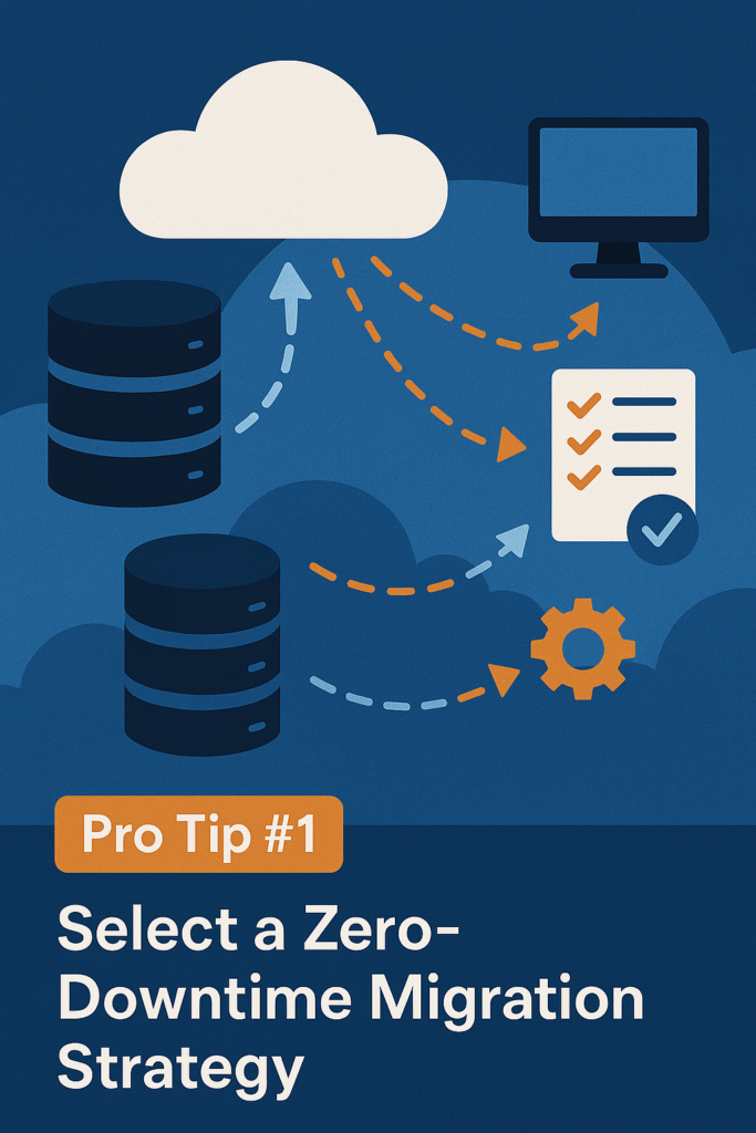 select zero downtime migration strategy